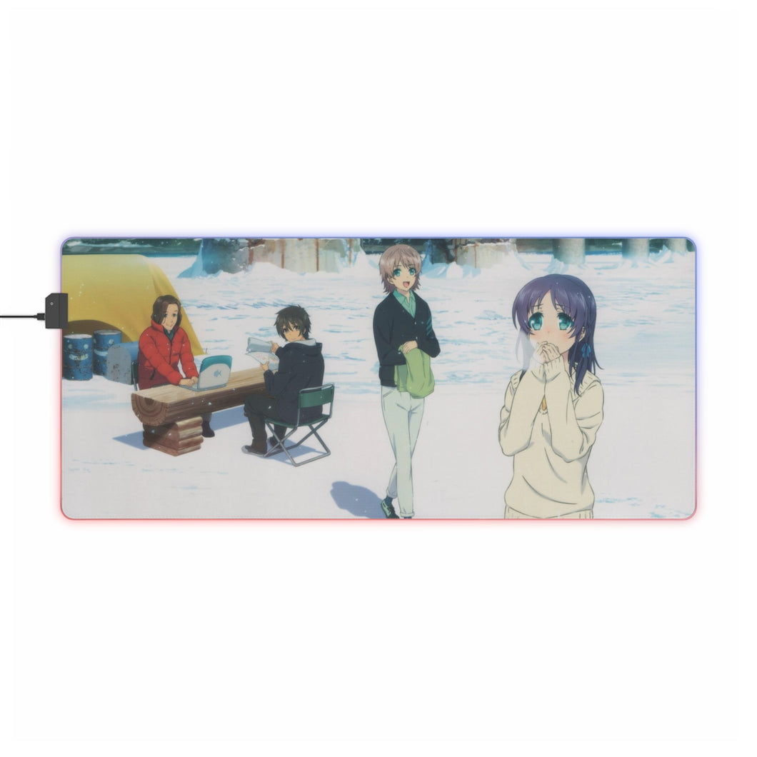 Nagi no Asukara Chisaki Hiradaira, Tsumugu Kihara, Kaname Isaki RGB LED Mouse Pad (Desk Mat)