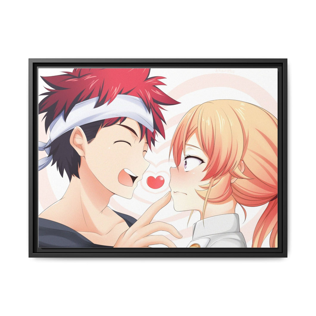 Anime Food Wars: Shokugeki no Soma Canvas Framed Art Print
