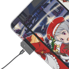Load image into Gallery viewer, Memory Defrag - White Christmas Banner RGB LED Mouse Pad (Desk Mat)
