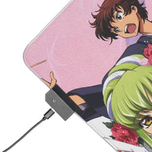 Load image into Gallery viewer, Code Geass Lelouch Lamperouge, Suzaku Kururugi RGB LED Mouse Pad (Desk Mat)
