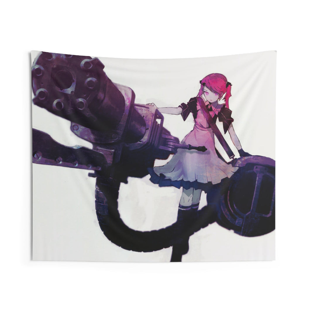 Black Rock Shooter Indoor Wall Tapestry
