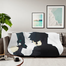 Load image into Gallery viewer, kougami with his dominator Sherpa Blanket
