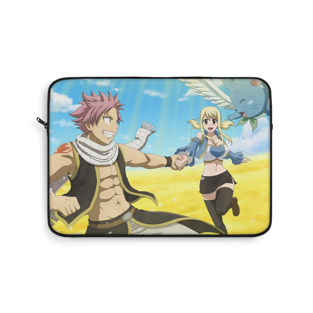 Fairy Tail Natsu Dragneel, Lucy Heartfilia, Happy Laptop Sleeve