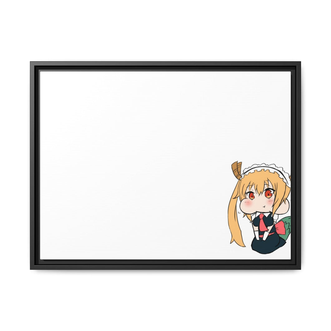 Miss Kobayashi's Dragon Maid Kobayashi-san Chi No Maid Dragon, Miss Kobayashi S Dragon Maid, Tohru Canvas Framed Art Print