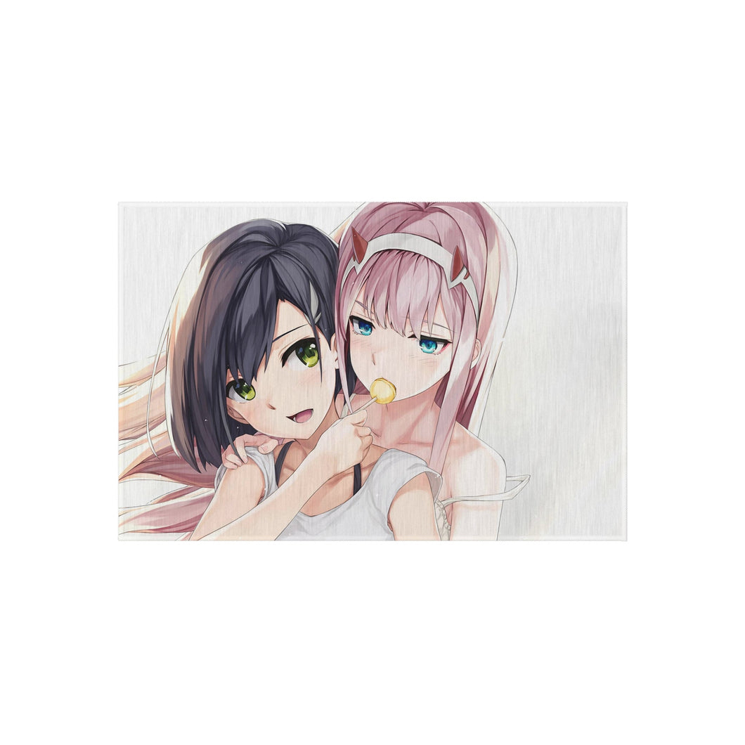 Zero Two and Ichigo Rug