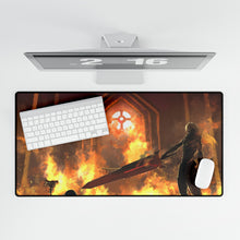 Load image into Gallery viewer, Anime Warrior Mouse Pad (Desk Mat)
