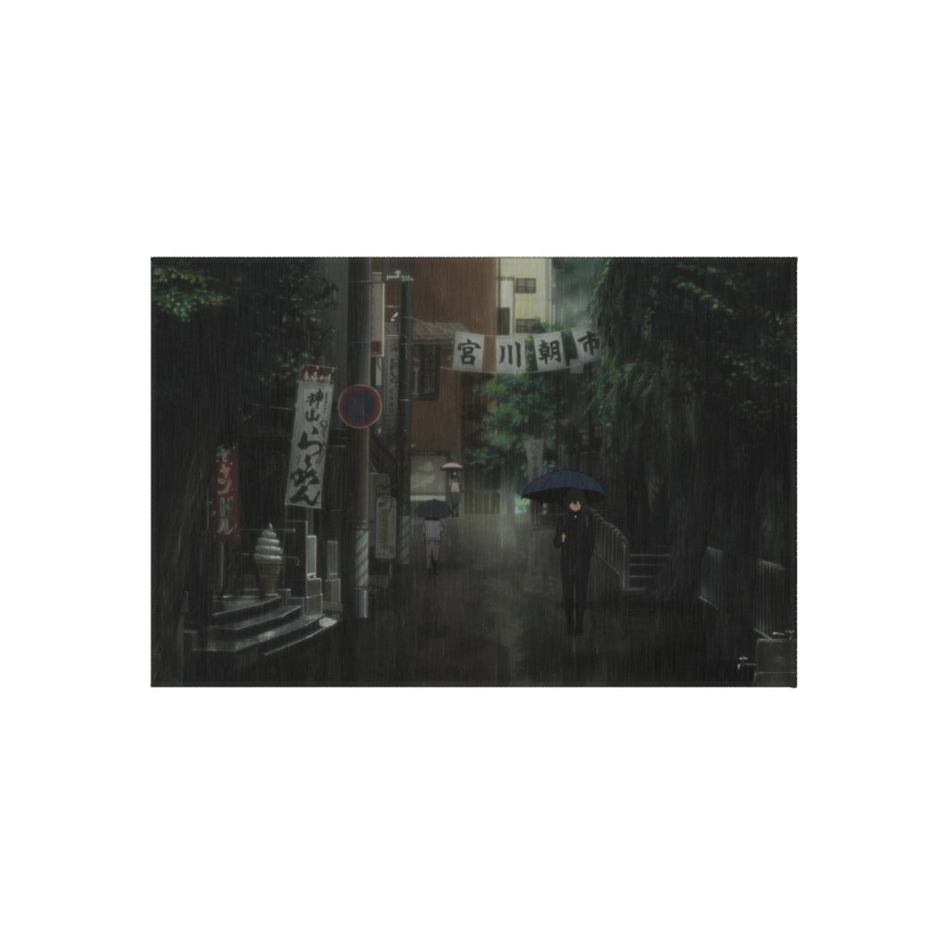 Hōtarō Oreki Walking on the street Rug