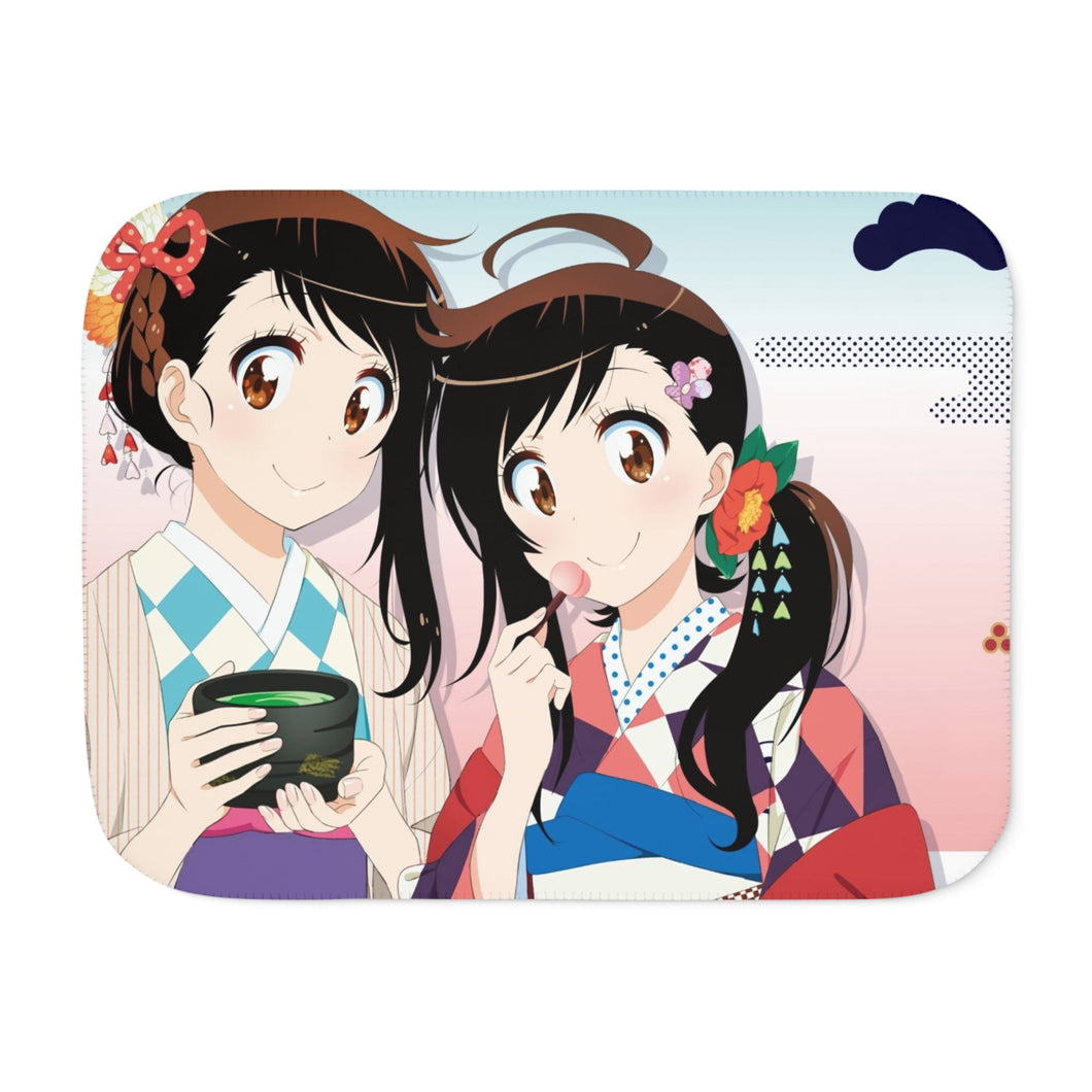 Nisekoi Kosaki Onodera Sherpa Blanket