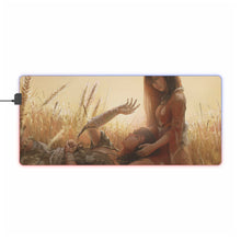 Load image into Gallery viewer, Hyakkimaru and Mio RGB LED Mouse Pad (Desk Mat)
