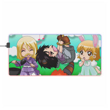 Load image into Gallery viewer, Mobile Suit Gundam Seed Destiny RGB LED Mouse Pad (Desk Mat)
