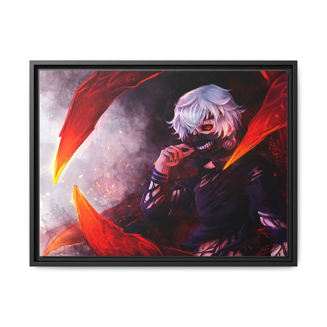 Tokyo Ghoul Ken Kaneki Canvas Framed Art Print