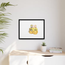 Load image into Gallery viewer, Genos and Saitama Canvas Framed Art Print
