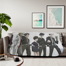 Load image into Gallery viewer, Psycho- Pass Main Members Sherpa Blanket
