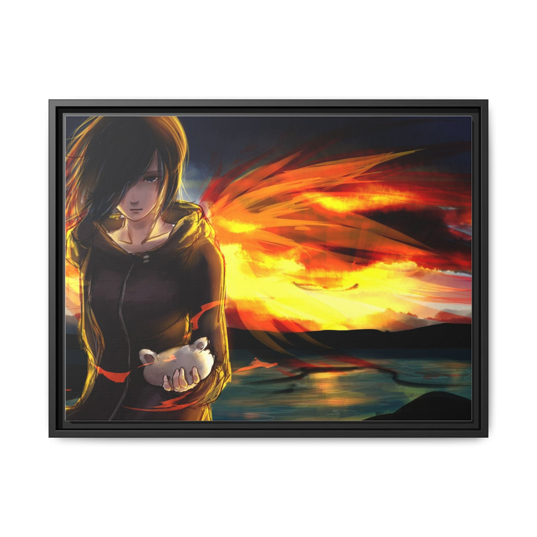 Touka (Tokyo Ghoul) Canvas Framed Art Print