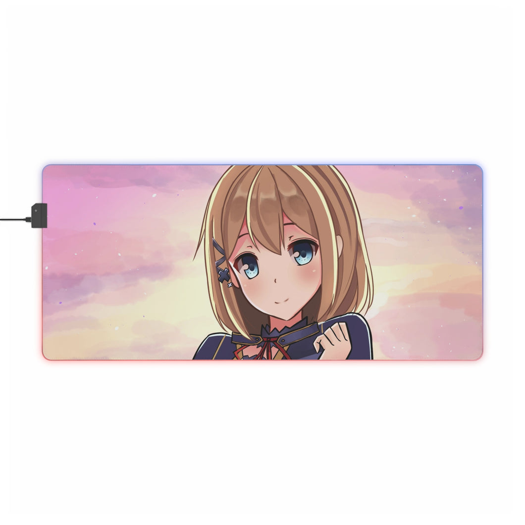 Rokudenashi Majutsu Koushi to Akashic Records RGB LED Mouse Pad (Desk Mat)