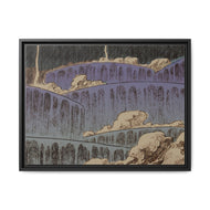 Anime Made In A Canvas Framed Art Print