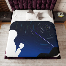 Load image into Gallery viewer, Nao Tomori white Sherpa Blanket
