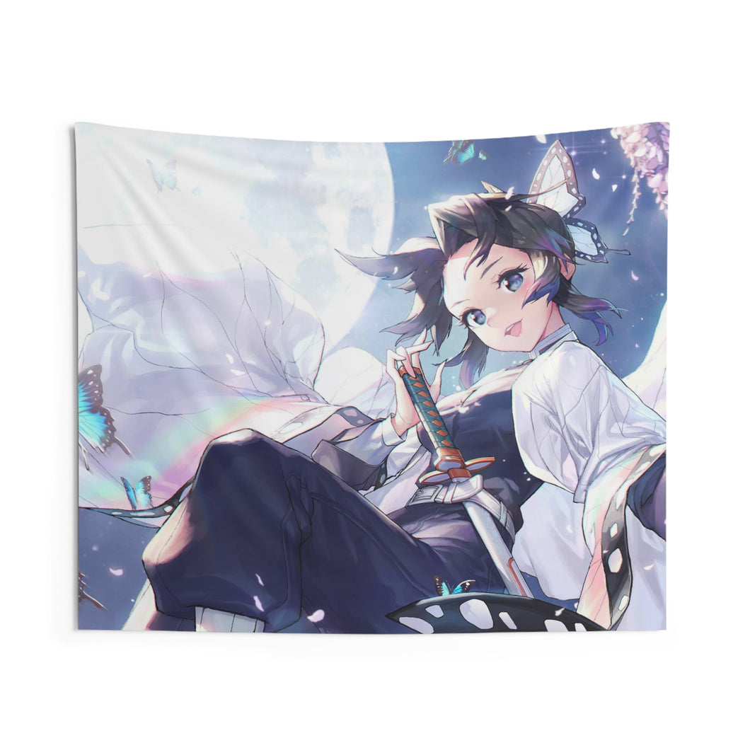 Shinobu Kochou/Kimetsu no Yaiba Indoor Wall Tapestry