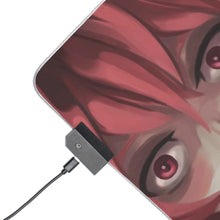 Charger l&#39;image dans la galerie, Tapis de souris LED RVB Mirai Nikki Yuno Gasai (tapis de bureau)

