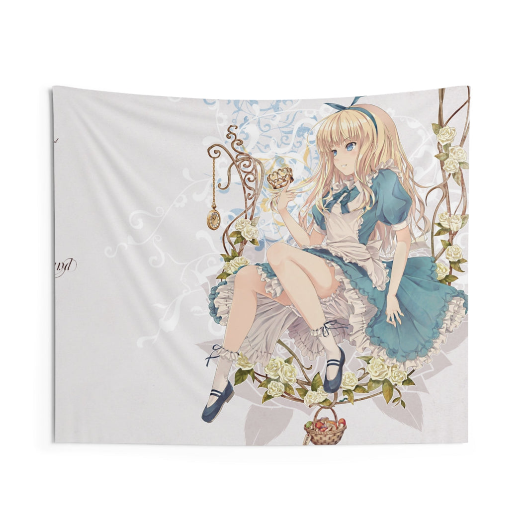 Anime Alice In Wonderland Indoor Wall Tapestry