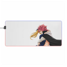 Load image into Gallery viewer, Fairy Tail Natsu Dragneel, Lucy Heartfilia RGB LED Mouse Pad (Desk Mat)
