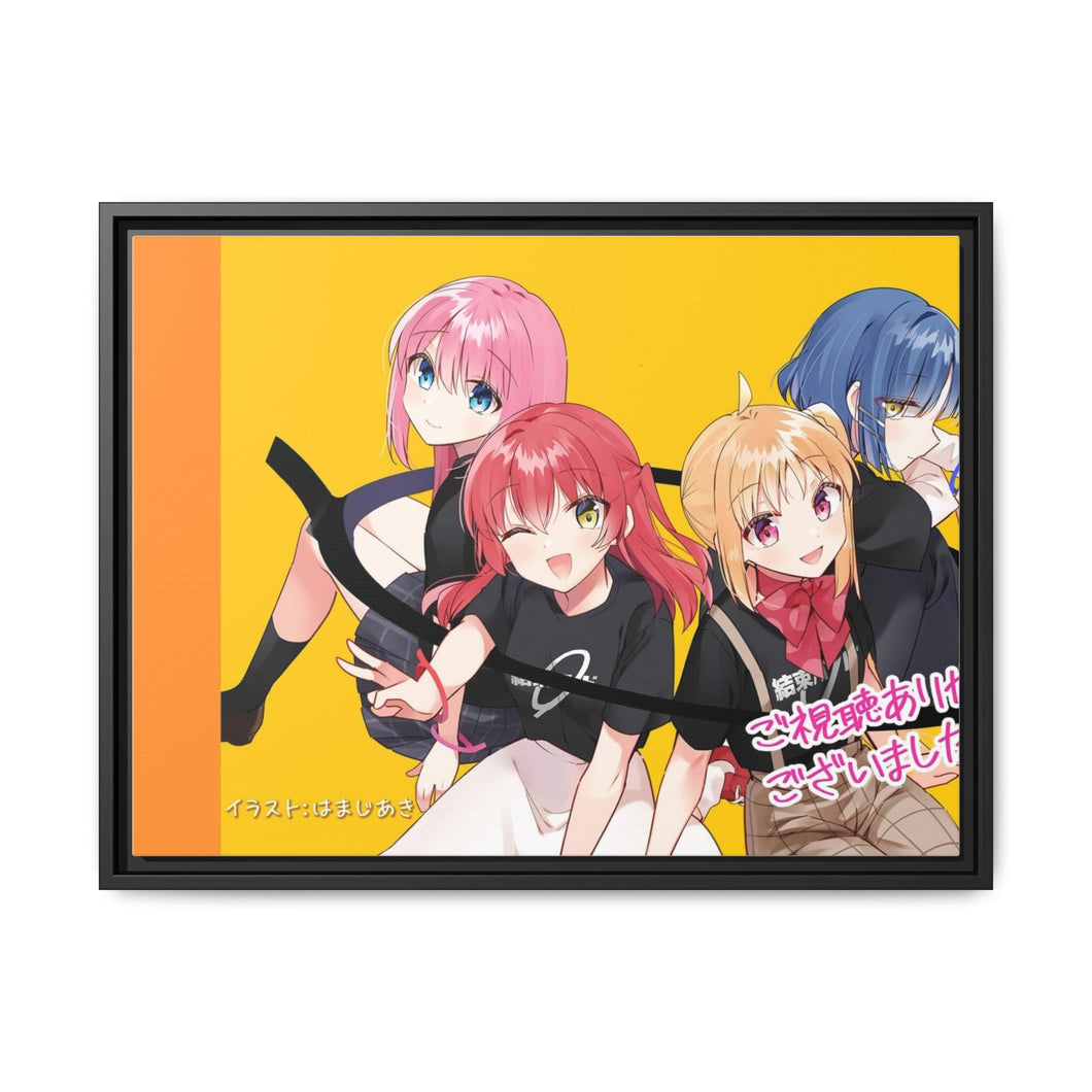 Bocchi the Rock Canvas Framed Art Print