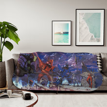Load image into Gallery viewer, Anime Neon Genesis Evangelion Sherpa Blanket
