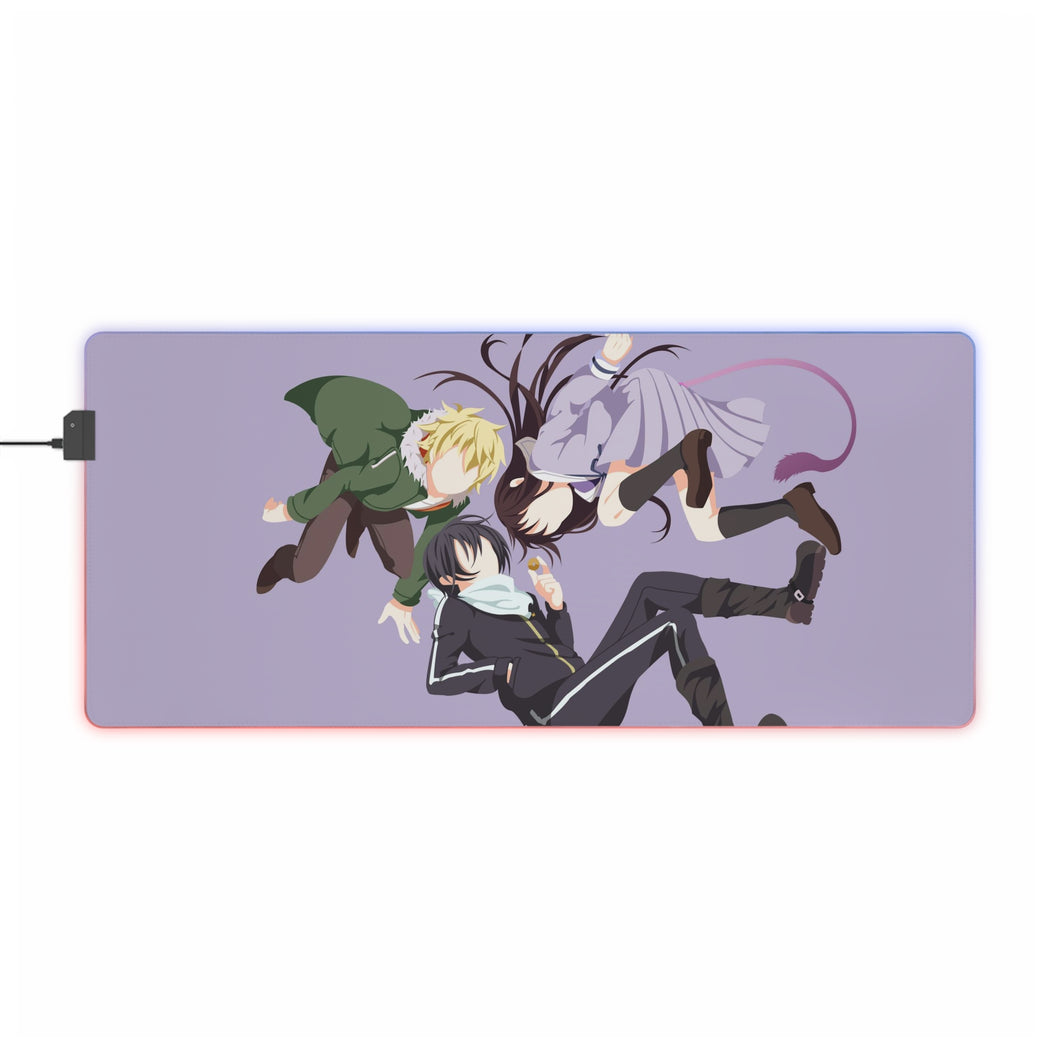 Noragami Yato, Yukine, Hiyori Iki, Noragami RGB LED Mouse Pad (Desk Mat)