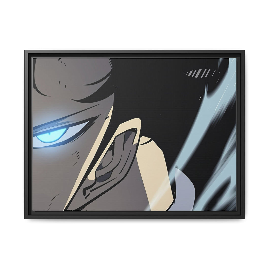 Anime Solo Leveling Canvas Framed Art Print
