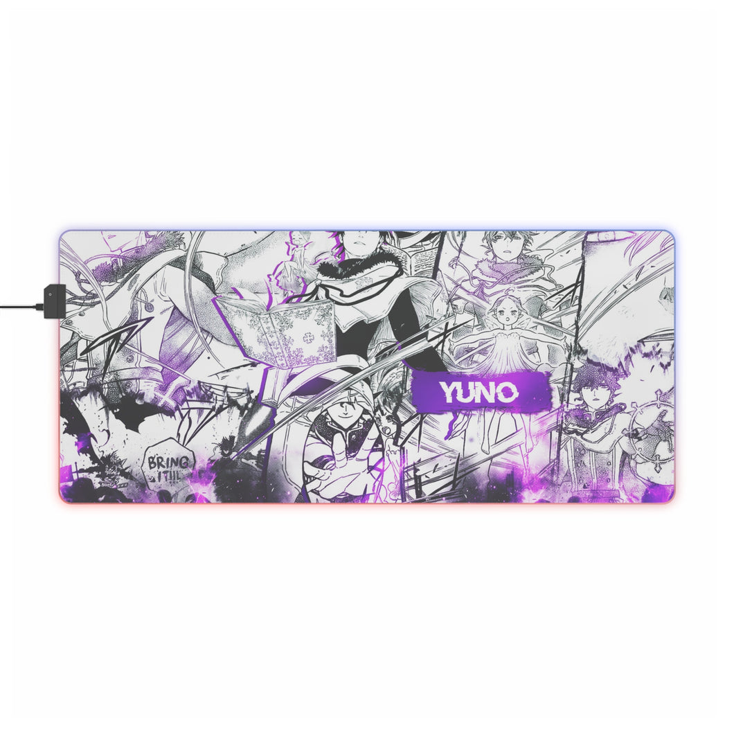 Anime Black Clover RGB LED Mouse Pad (Desk Mat)