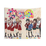 Hidamari Sketch Indoor Wall Tapestry
