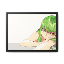 Load image into Gallery viewer, Pondering C.C. Canvas Framed Art Print
