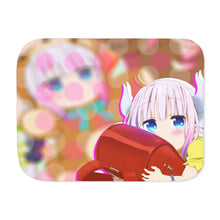 Load image into Gallery viewer, Kanna Kamui kobayashi-san chi no maid dragon Sherpa Blanket
