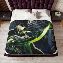 Load image into Gallery viewer, Anime Seraph of the Endr Sherpa Blanket
