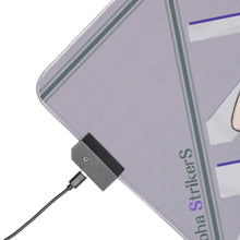 Load image into Gallery viewer, Magical Girl Lyrical Nanoha RGB LED Mouse Pad (Desk Mat)
