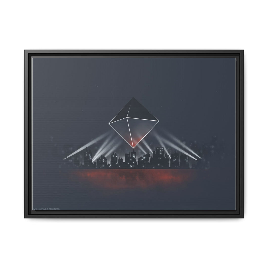 Anime Neon Genesis Evangelion Canvas Framed Art Print
