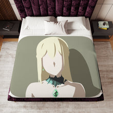 Load image into Gallery viewer, Is It Wrong To Try To Pick Up Girls In A Dungeon? Sherpa Blanket
