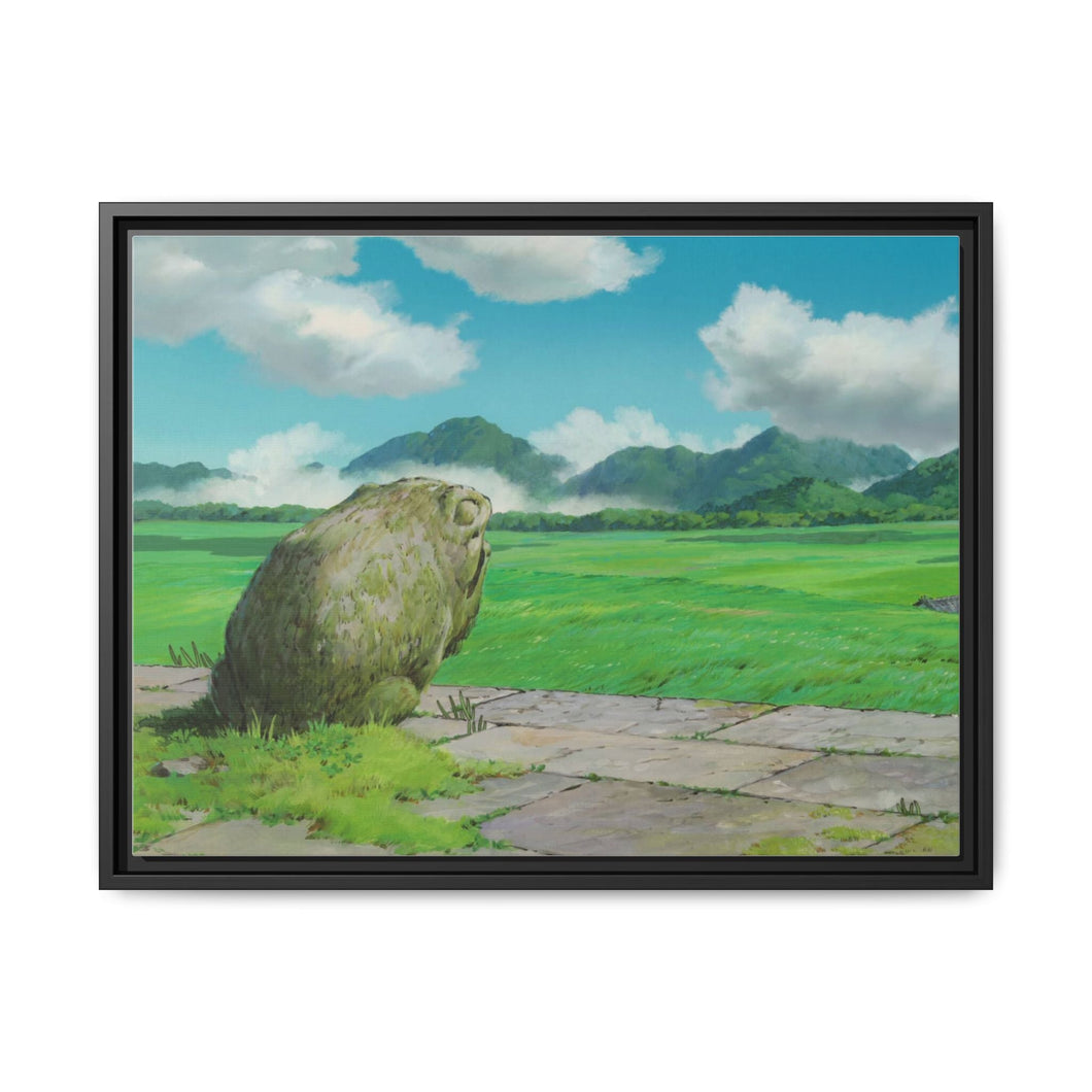 Anime Spirited Awayr Canvas Framed Art Print