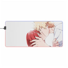 Load image into Gallery viewer, Kirishima and Bakugo RGB LED Mouse Pad (Desk Mat)
