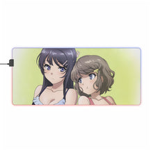 Load image into Gallery viewer, Rascal Does Not Dream of Bunny Girl Senpai RGB LED Mouse Pad (Desk Mat)
