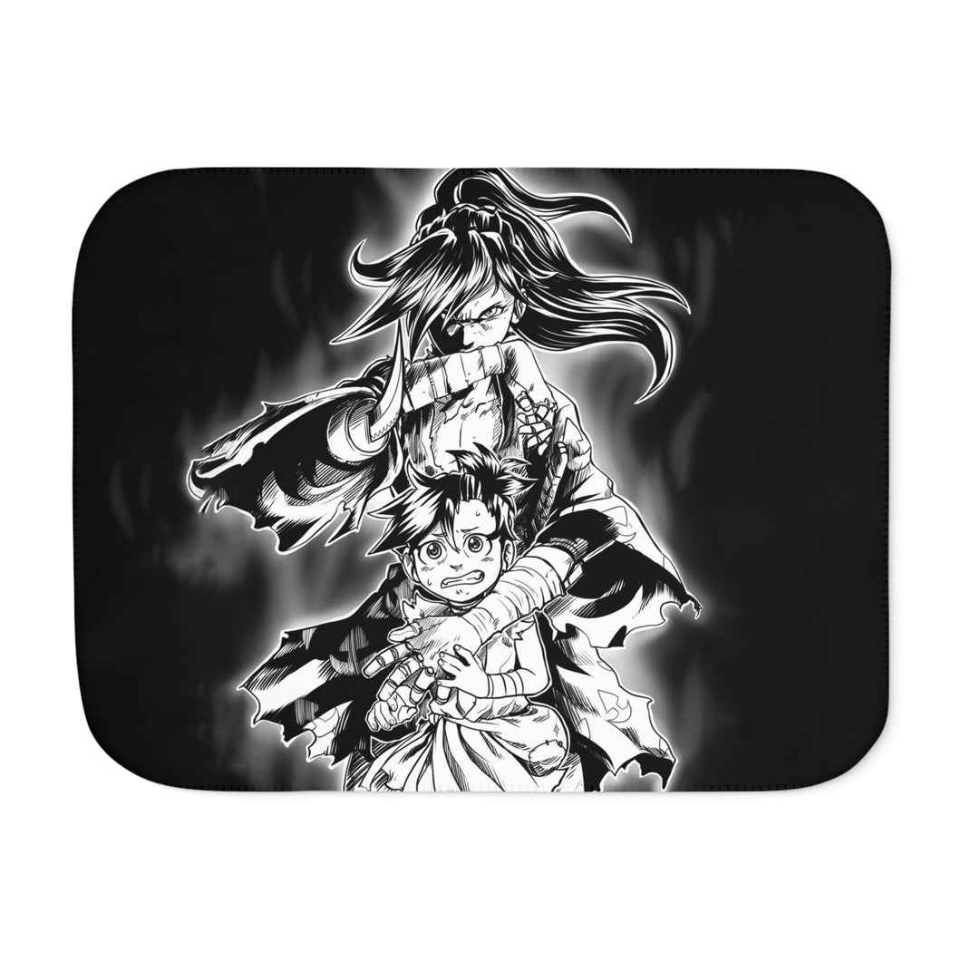 I dare you to come any closer Sherpa Blanket