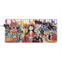 Load image into Gallery viewer, Kaido, Sanji, Nico Robin, Portgas D. Ace, Roronoa Zoro and Yamato (One Piece) RGB LED Mouse Pad (Desk Mat)
