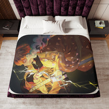 Load image into Gallery viewer, Demon Slayer: Kimetsu no Yaiba Sherpa Blanket
