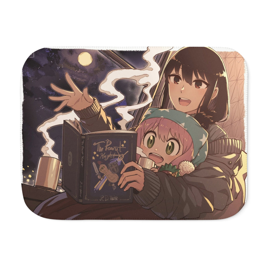 Anime Spy x Family Sherpa Blanket