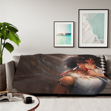 Load image into Gallery viewer, Princess Mononoke Sherpa Blanket
