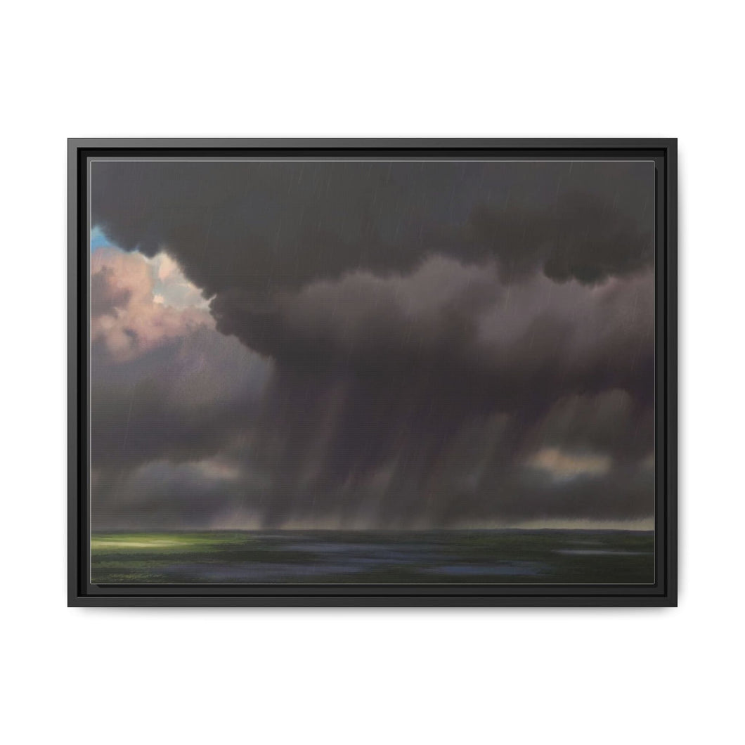 Anime Spirited Awayr Canvas Framed Art Print
