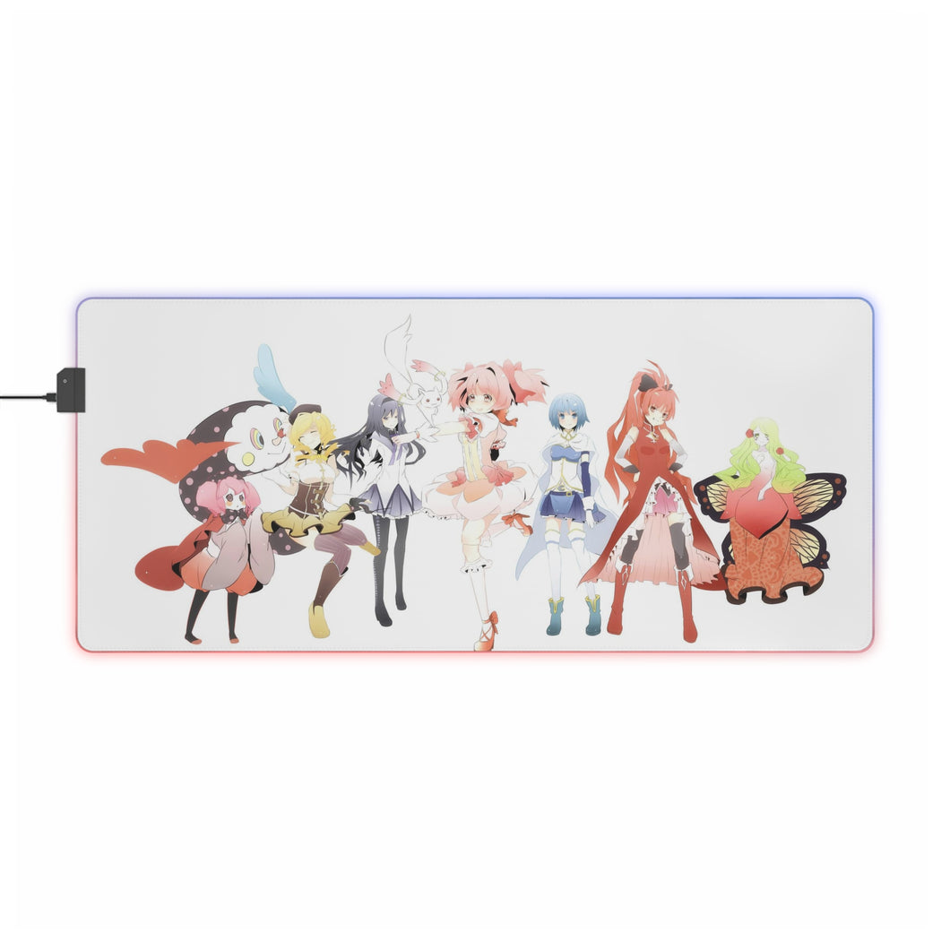 Puella Magi Madoka Magica RGB LED Mouse Pad (Desk Mat)
