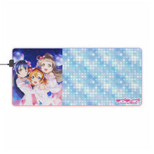 Load image into Gallery viewer, Love Live! Kotori Minami, Umi Sonoda, Honoka Kousaka RGB LED Mouse Pad (Desk Mat)
