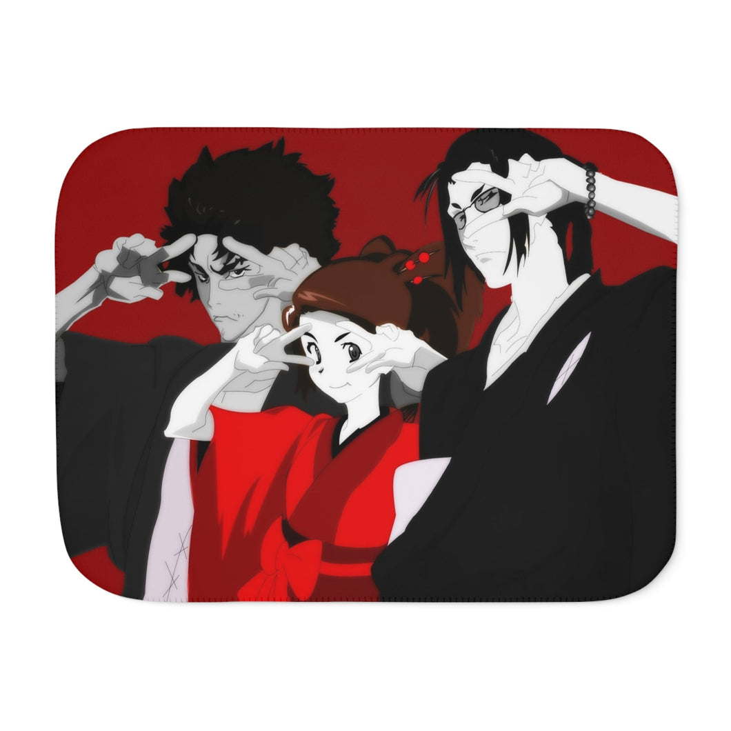 Anime Samurai Champloo Sherpa Blanket