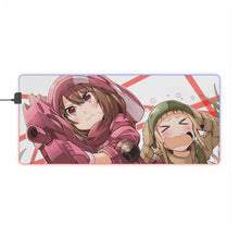 Load image into Gallery viewer, Sword Art Online Alternative: Gun Gale Online RGB LED Mouse Pad (Desk Mat)
